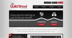 Desktop Screenshot of guildshout.com